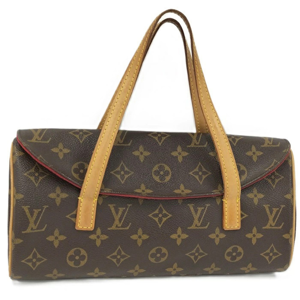 Louis Vuitton Sonatine Handbag Monogram Brown